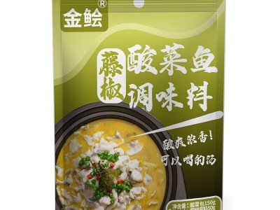 藤椒酸菜鱼调味料酸鲜鱼汤金汤靓汤酸菜鱼调料200g图2