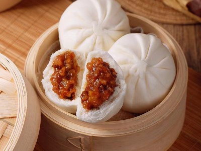 亚北兴德心正点广式早点叉烧包生肉包小笼包燕麦包图4